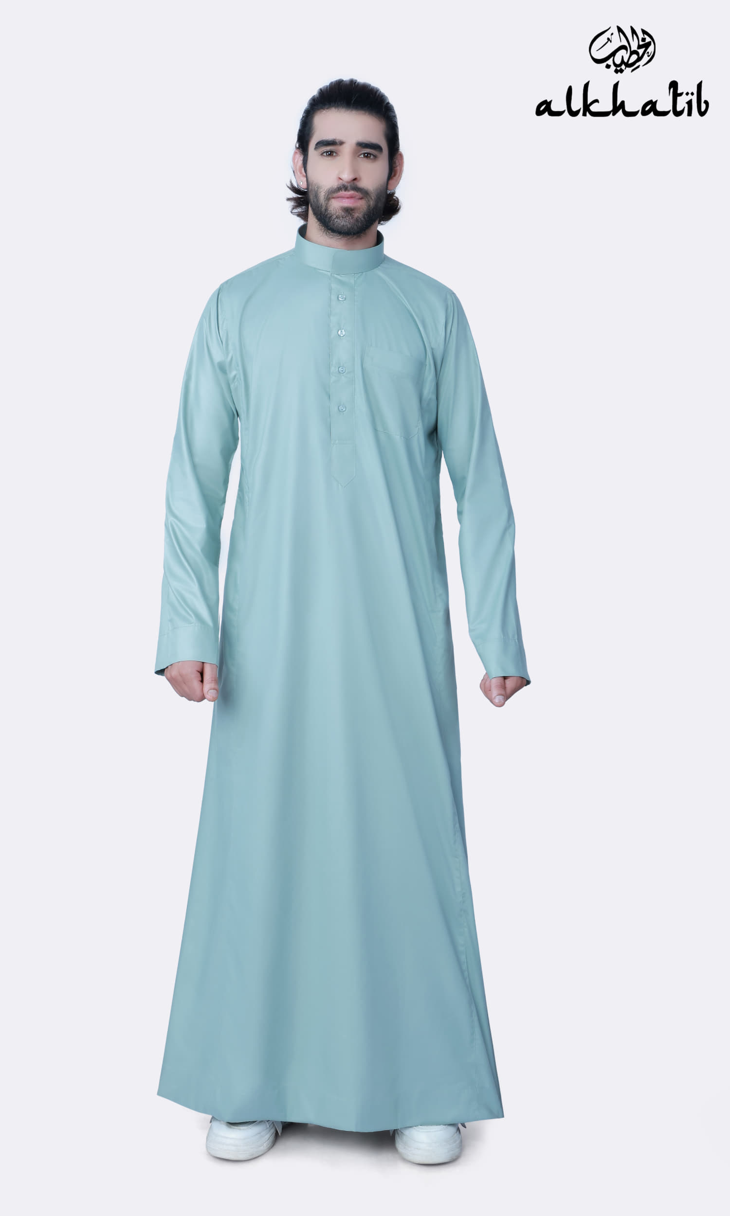 AL KHATIB SKY BLUE SAUDI STYLE THOBE