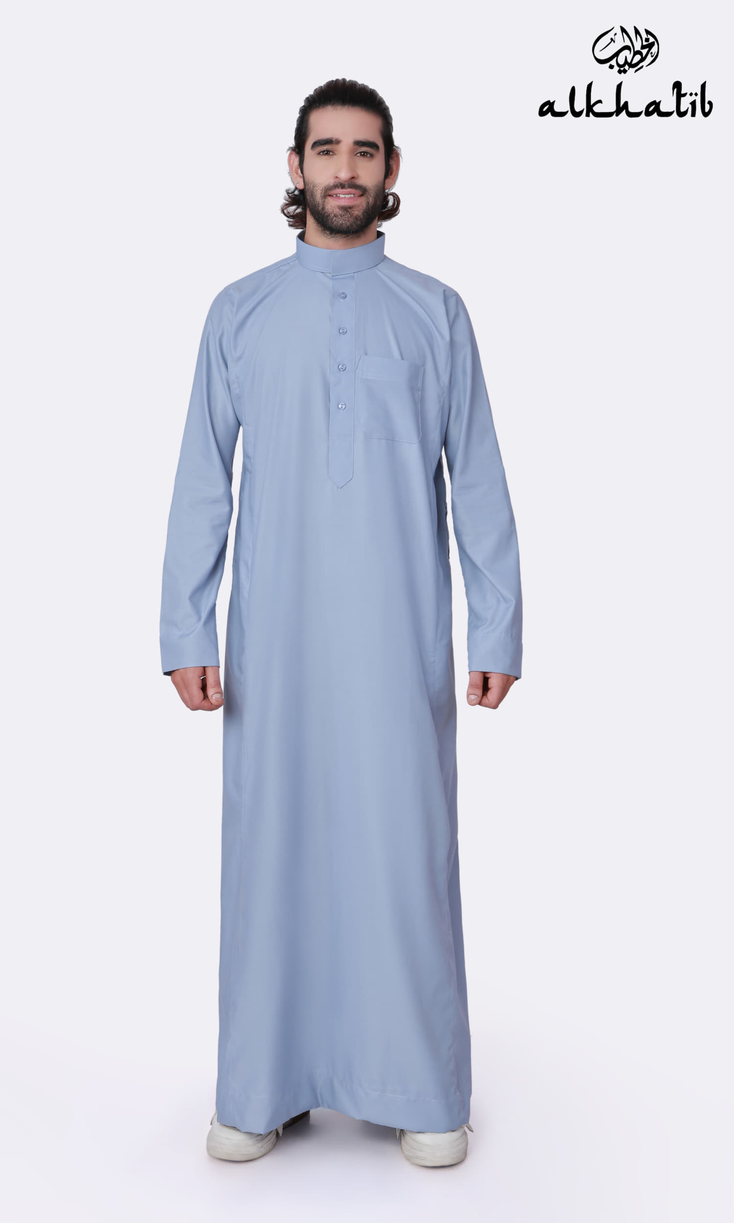 AL KHATIB CORN BLUE SAUDI STYLE THOBE