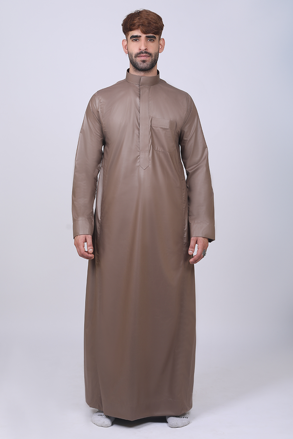 AL KHATIB DEEP TAUPE SAUDI STYLE THOBE